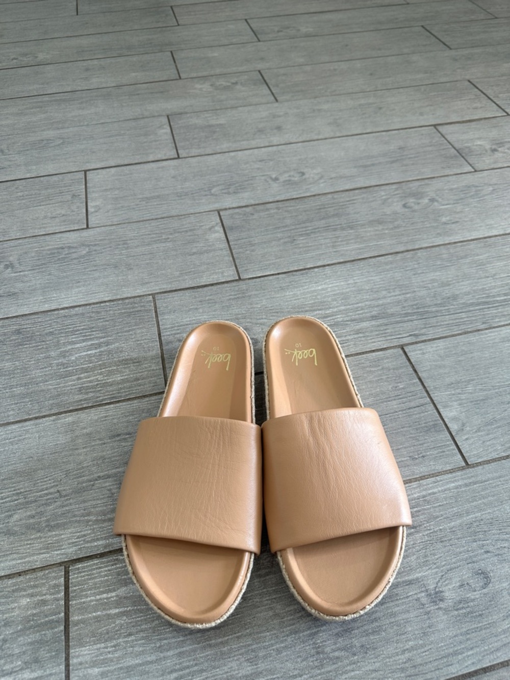 Beek Pelican Jute Platform Sandals New! - Picture 10 of 13